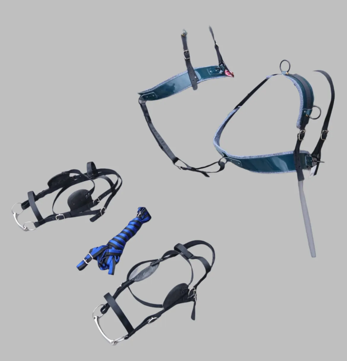 Harness Donkey Double PVC Web