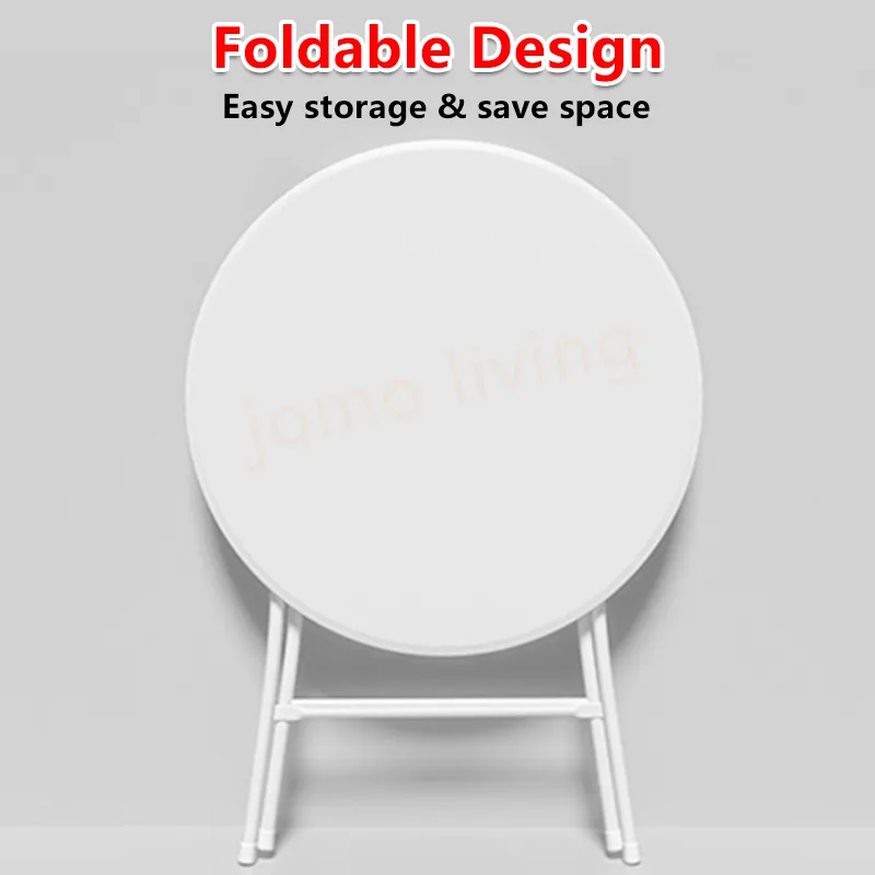 HDPE Foldable Round Table Folding Table Outdoor Indoor Portable Table Camping Picnic Table