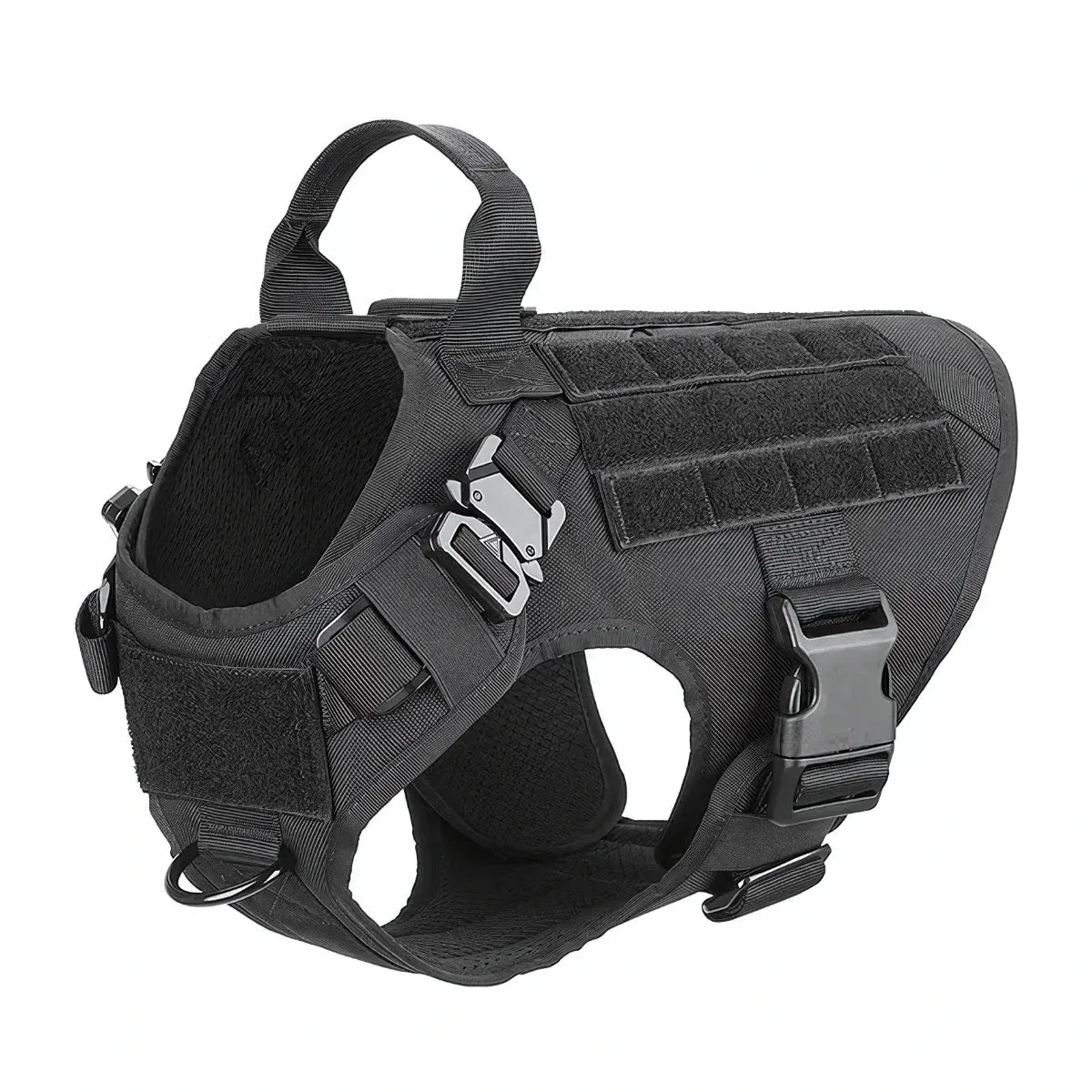 Heavy-Duty Tactical Dog Harness And Leash Set