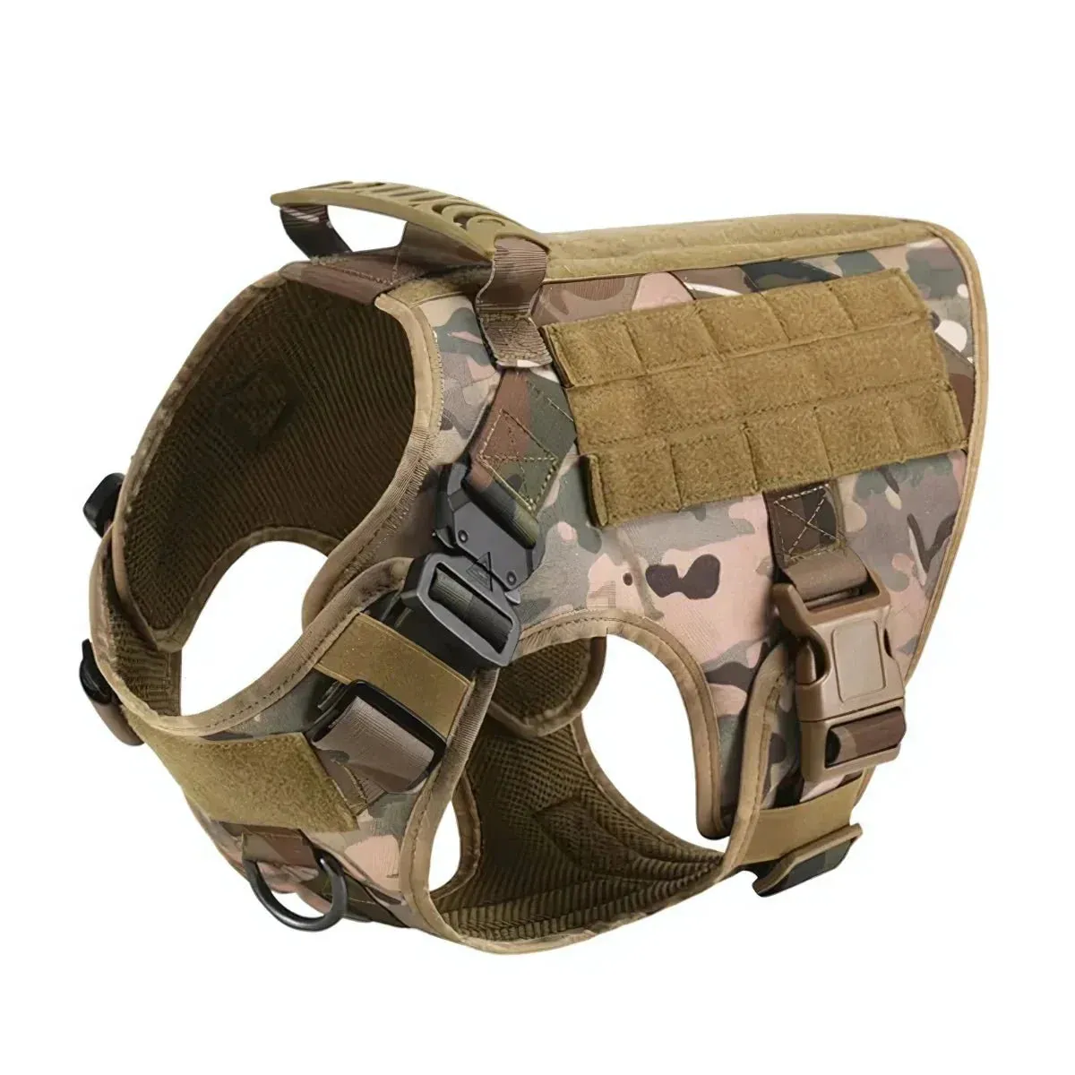 Heavy-Duty Tactical Dog Harness And Leash Set