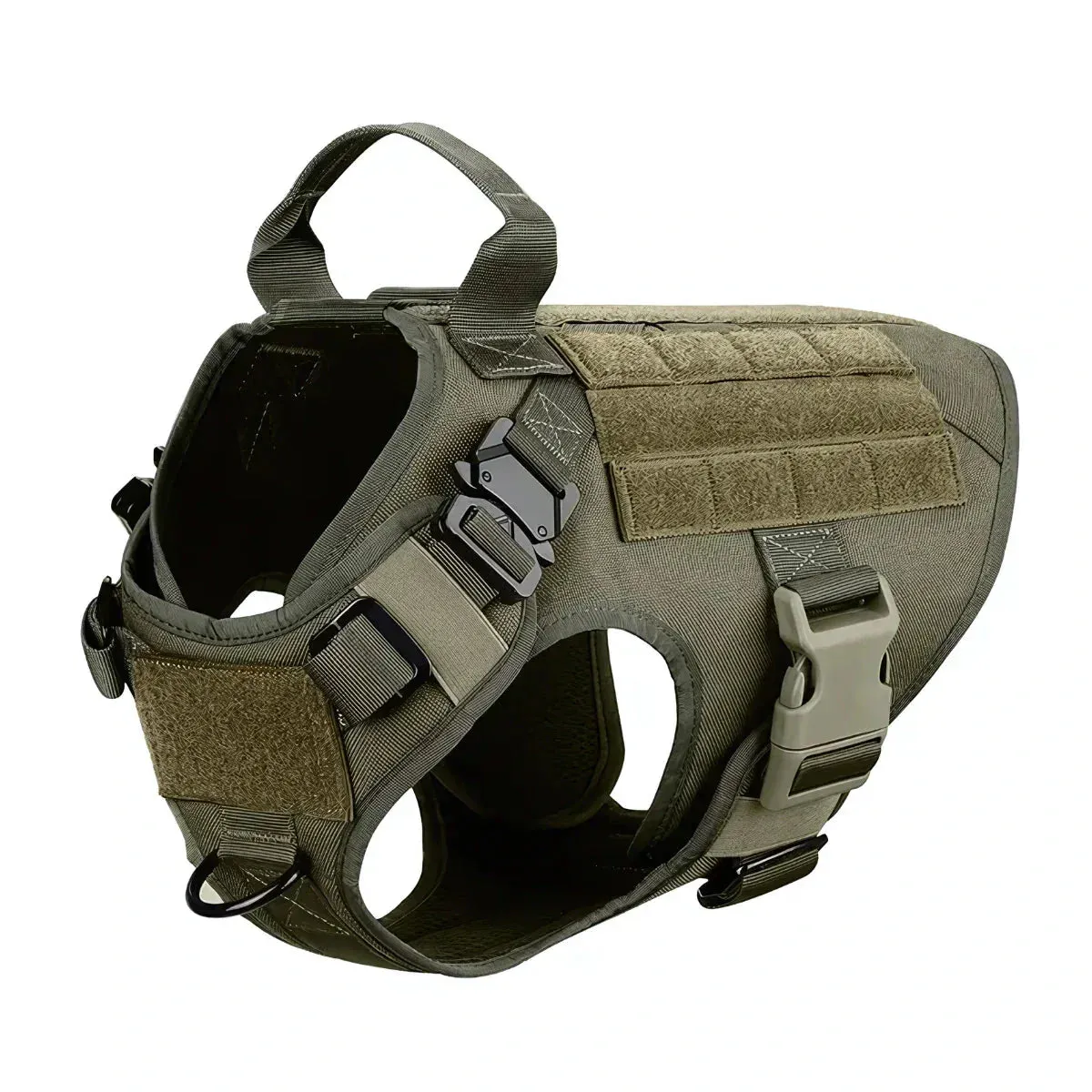 Heavy-Duty Tactical Dog Harness And Leash Set