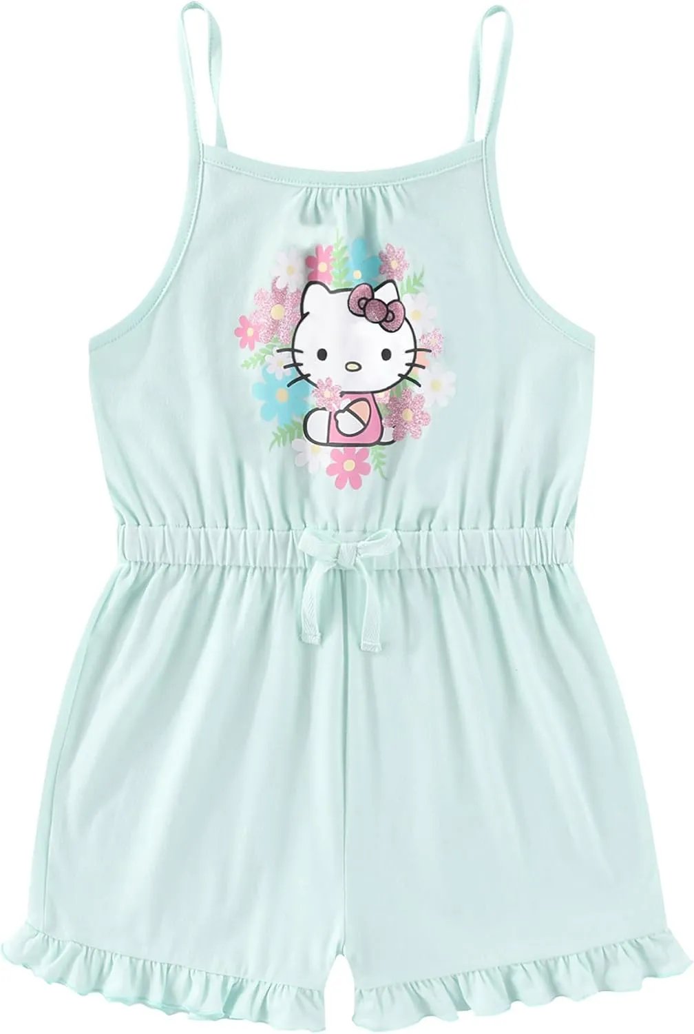 Hello Kitty Sanrio Girls 2 Pack Rompers for Toddlers and Big Kids