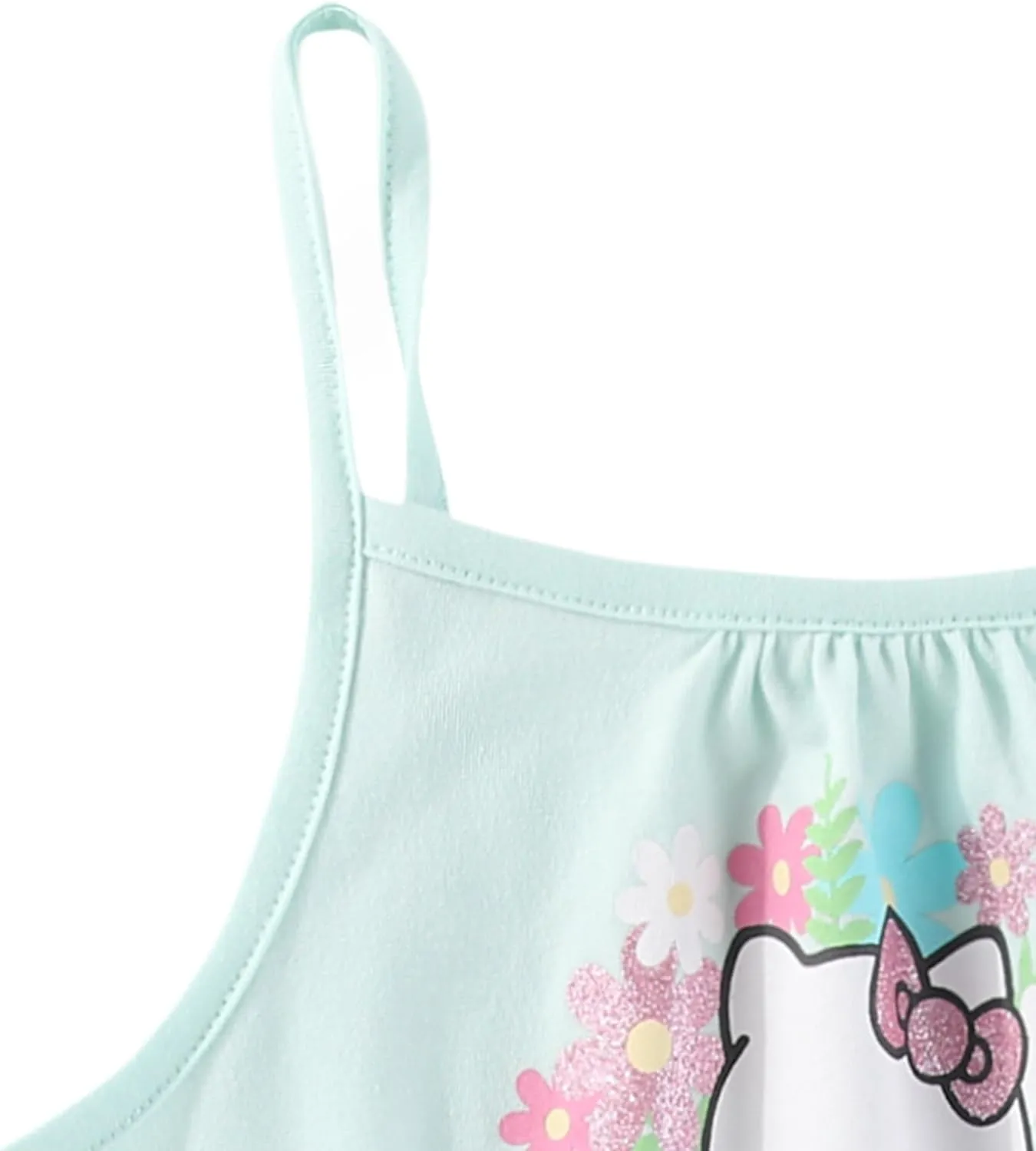 Hello Kitty Sanrio Girls 2 Pack Rompers for Toddlers and Big Kids
