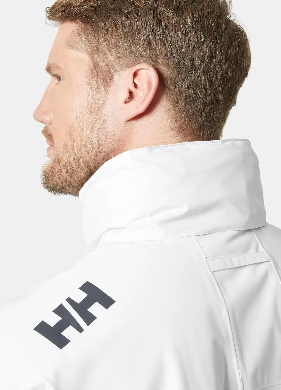Helly-Hansen Crew Hooded Midlayer 2.0 Waterproof Jackets for Men with Insulated Windproof Sailing Fabric and Packable Hood