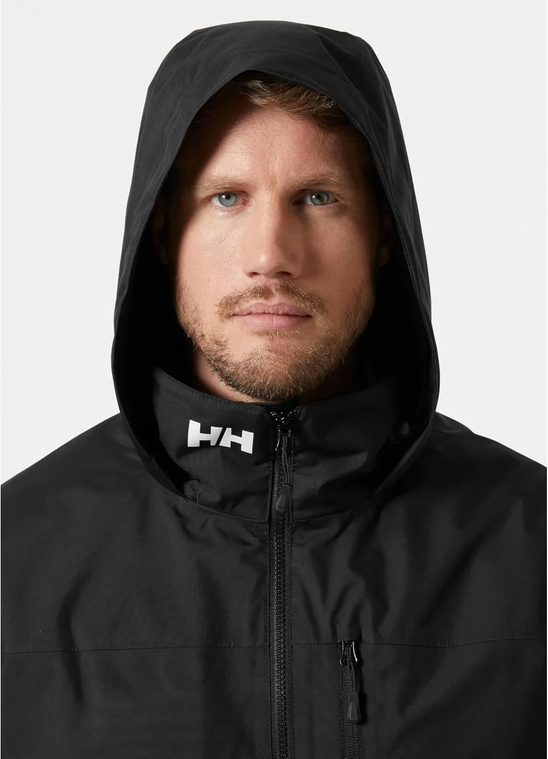 Helly-Hansen Crew Hooded Midlayer 2.0 Waterproof Jackets for Men with Insulated Windproof Sailing Fabric and Packable Hood