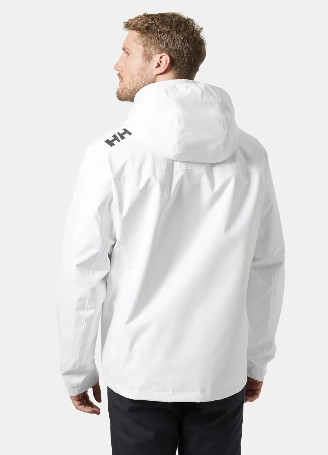 Helly-Hansen Crew Hooded Midlayer 2.0 Waterproof Jackets for Men with Insulated Windproof Sailing Fabric and Packable Hood