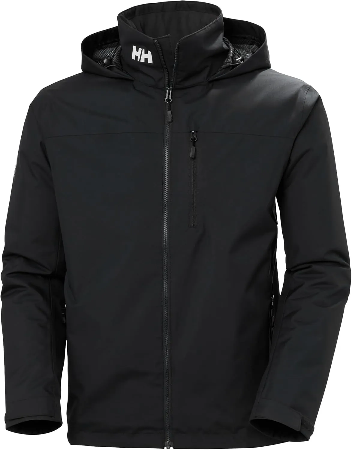 Helly-Hansen Crew Hooded Midlayer 2.0 Waterproof Jackets for Men with Insulated Windproof Sailing Fabric and Packable Hood