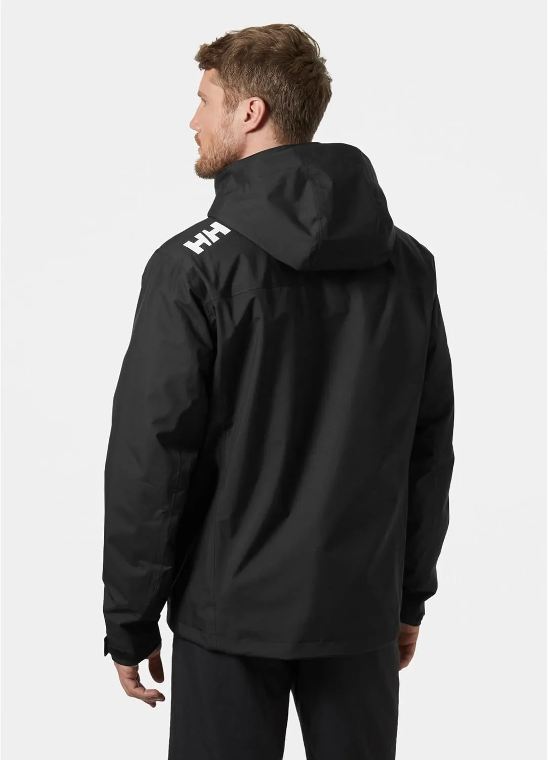 Helly-Hansen Crew Hooded Midlayer 2.0 Waterproof Jackets for Men with Insulated Windproof Sailing Fabric and Packable Hood