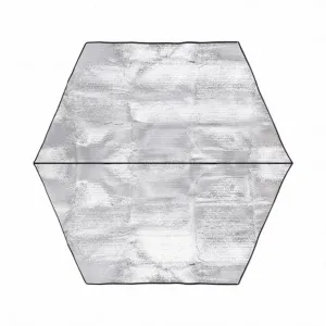 Hewolf Large Hexagonal Aluminium Film