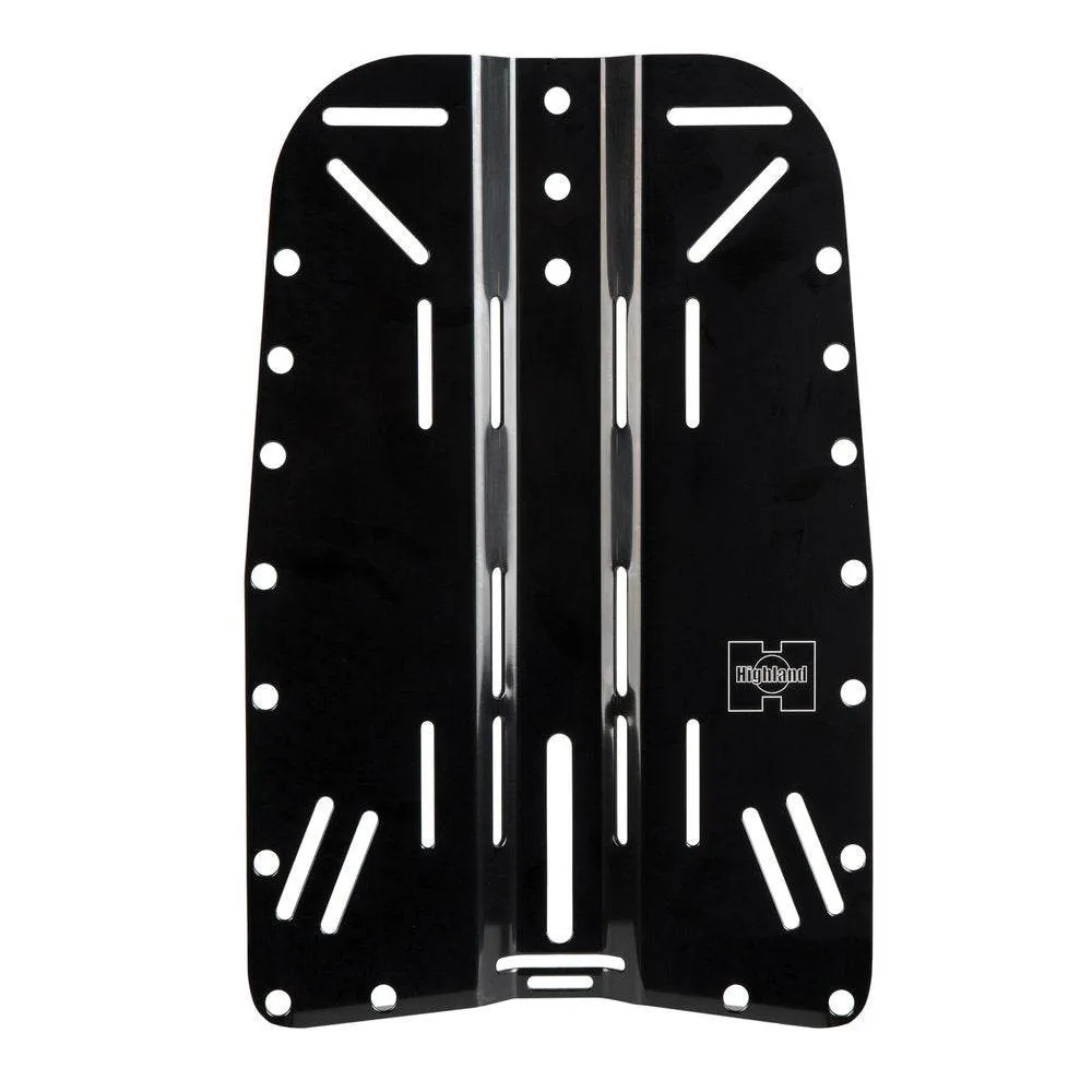 Highland Aluminum Backplate - Black