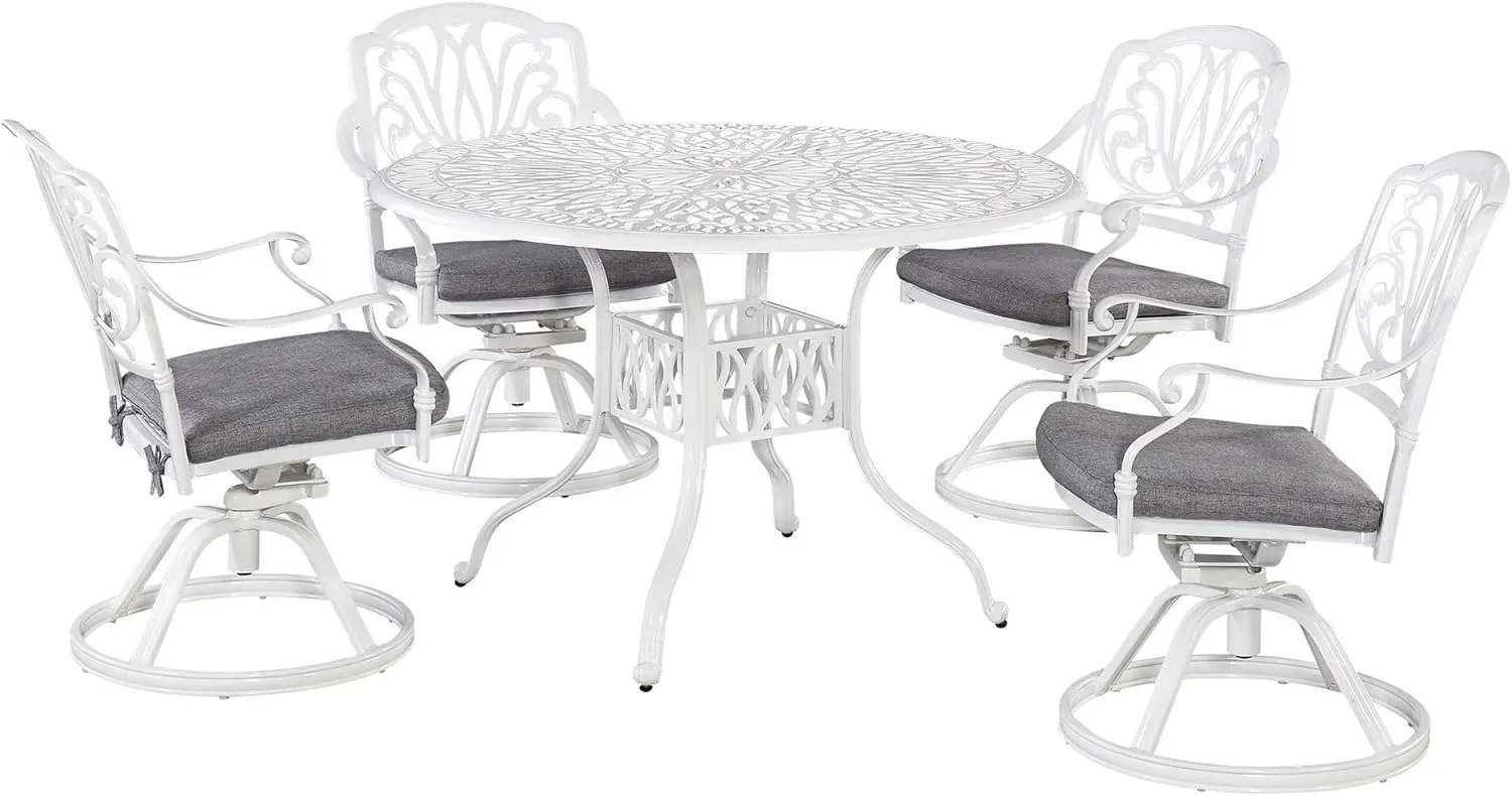 Homestyles Capri Outdoor Dining Table, Capri, Off White