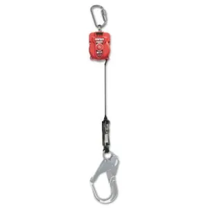 Honeywell TurboLite Personal Fall Limiters, 3600 lb, 6 ft, Black/Red, MFL-12-Z7/6FT