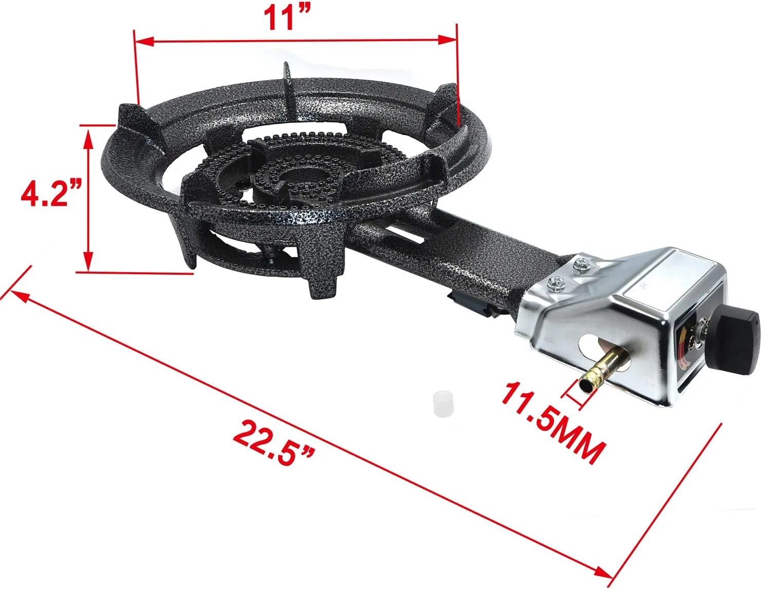 HongK- Camping Portable Propane Gas Burner Stove Jumbo Super Supergas Camp Tailgating 32,000 BTU [P/N:ET-COOK004-31A-IRONCAST]