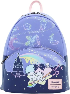 Hot Topic Loungefly Little Twin Stars Sky Ride Mini Backpack Exclusive LIGHT PINK NONE