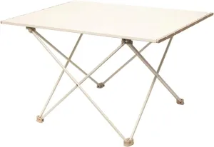 HUANGANG Outdoor Folding Table Portable Desk Aluminum Alloy Bracket Camping Table for Traveling, BBQ, Beachs