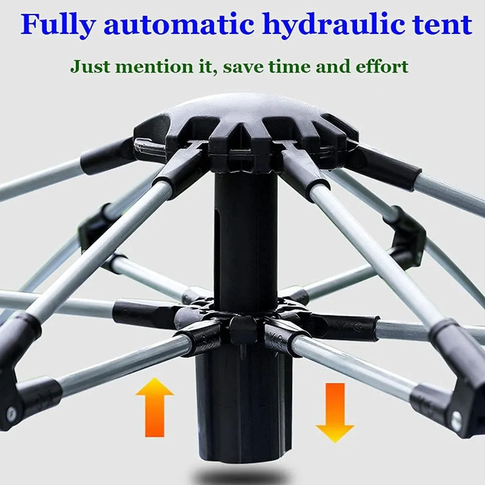 Hydraulic Awning of Tents for Camping Waterproof Automatic Awning for 3-4 People Easy to Set up and Pack