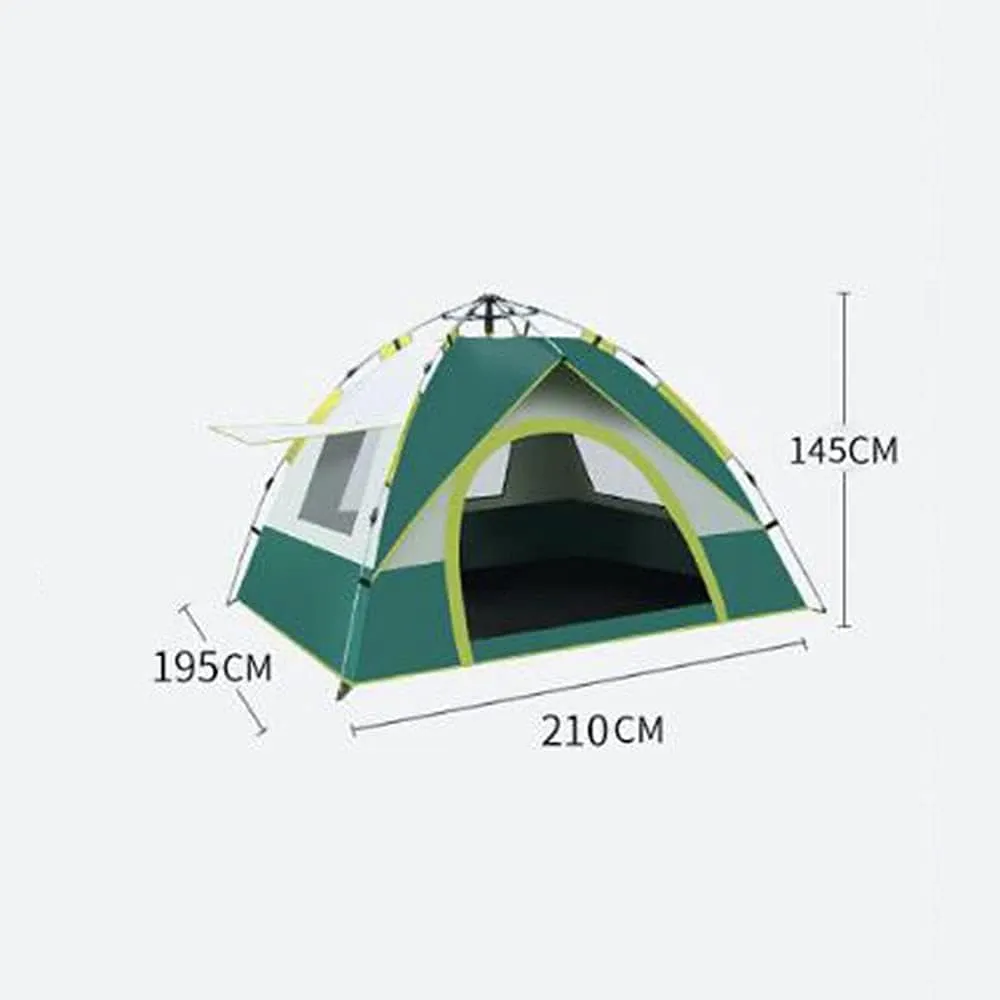 Hydraulic Awning of Tents for Camping Waterproof Automatic Awning for 3-4 People Easy to Set up and Pack