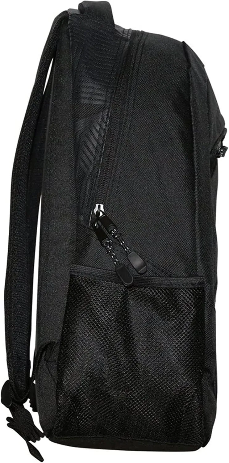 Icon Sports Fan Shop World Soccer Club Team Logo Officially Licensed Premium Backpack (CLUB AMERICA BLACK, ONE SIZE)