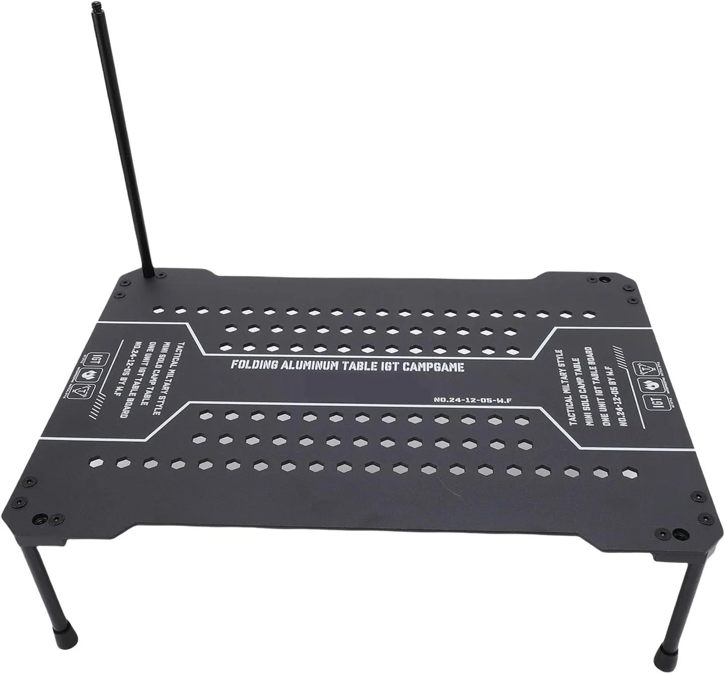 IGT Camping Table Kit with Carrying Bag, Portable Folding Camp Table, IGT Unit Combination Combo for Picnic, RV, Car Trip, Tailgating, Patio, Backyard, Outdoor, Barbecue