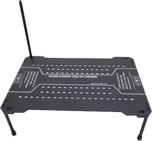 IGT Camping Table Kit with Carrying Bag, Portable Folding Camp Table, IGT Unit Combination Combo for Picnic, RV, Car Trip, Tailgating, Patio, Backyard, Outdoor, Barbecue