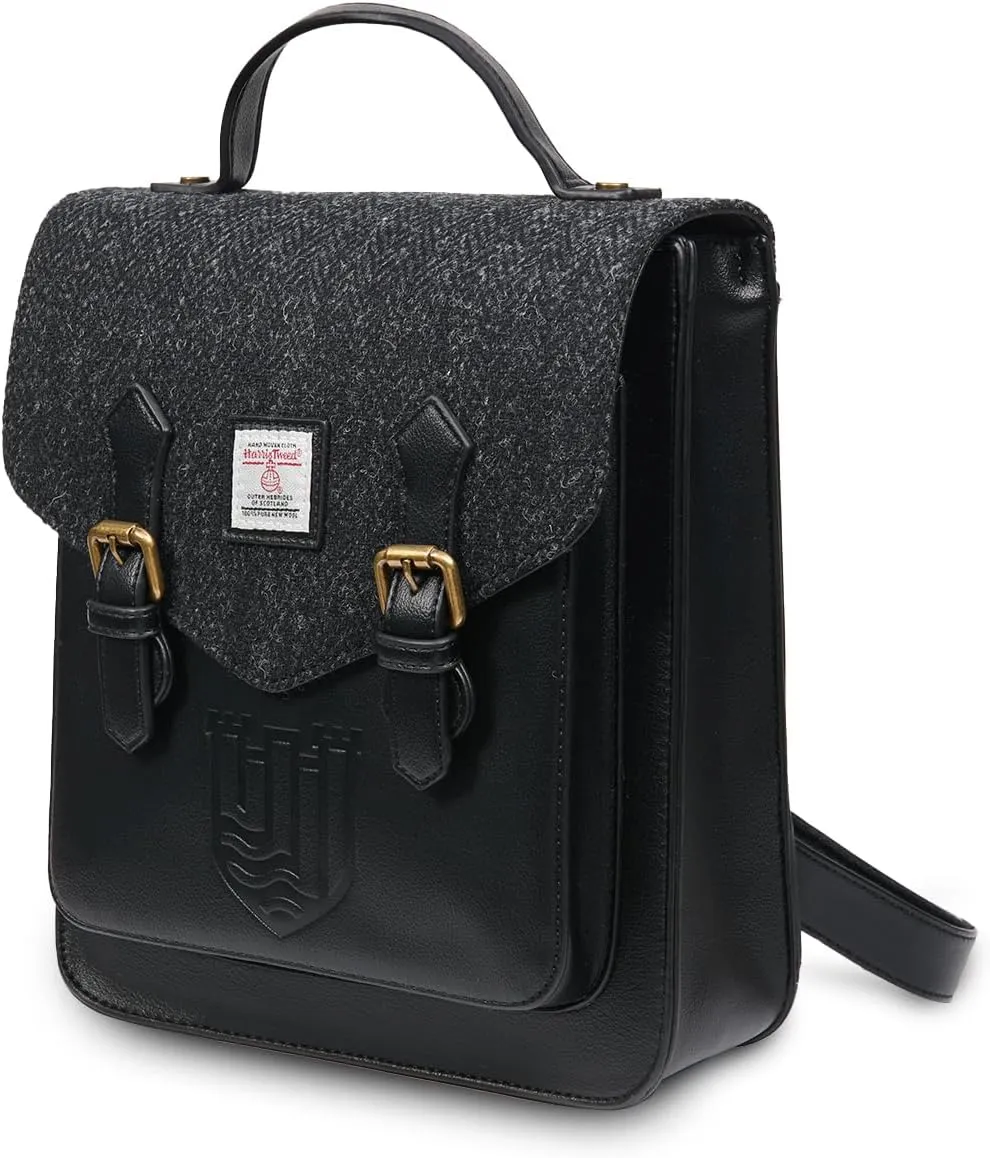 Islander HarrisTweed The Calton Backpack, Black Herringbone