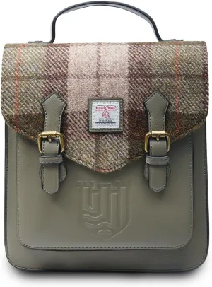 Islander HarrisTweed The Calton Backpack, Chestnut Tartan