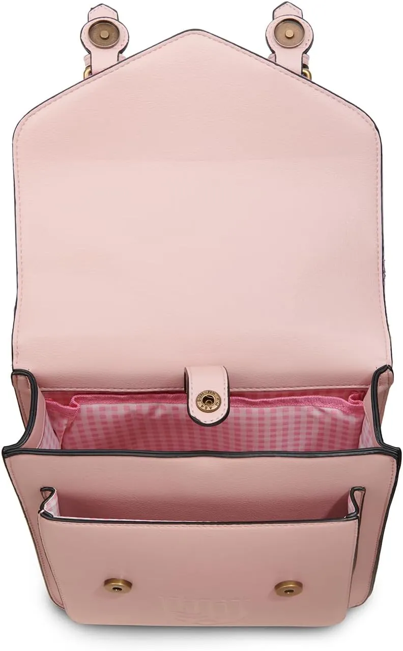 Islander HarrisTweed The Calton Backpack, Pink Blue Tartan
