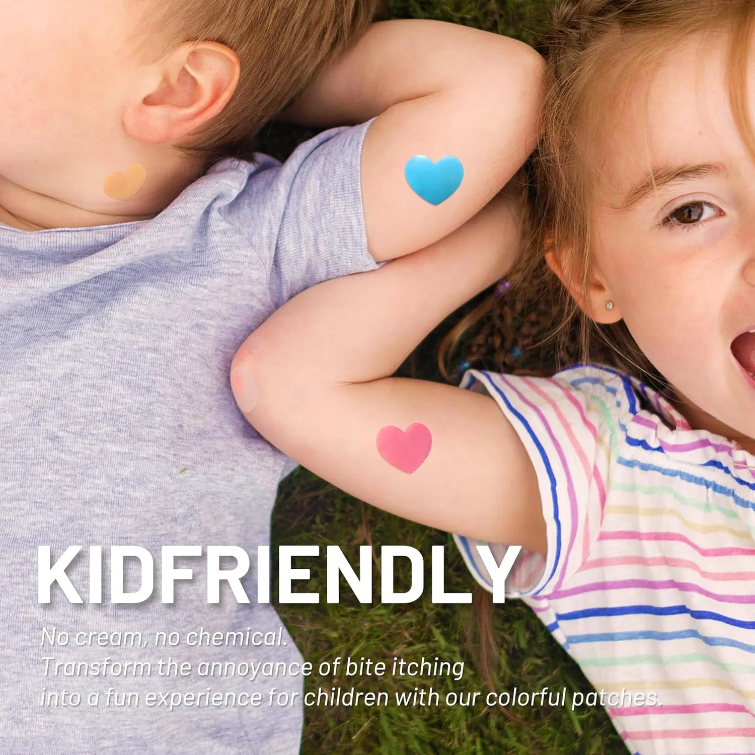 Itch Relief Patches for Kids 45 Colorful Patches, Anti Itch Stickers, Fast Bite Itch Relief, Reduce Swelling Itching, Summer Travel Essentials for Outdoor, Camp, Hiking