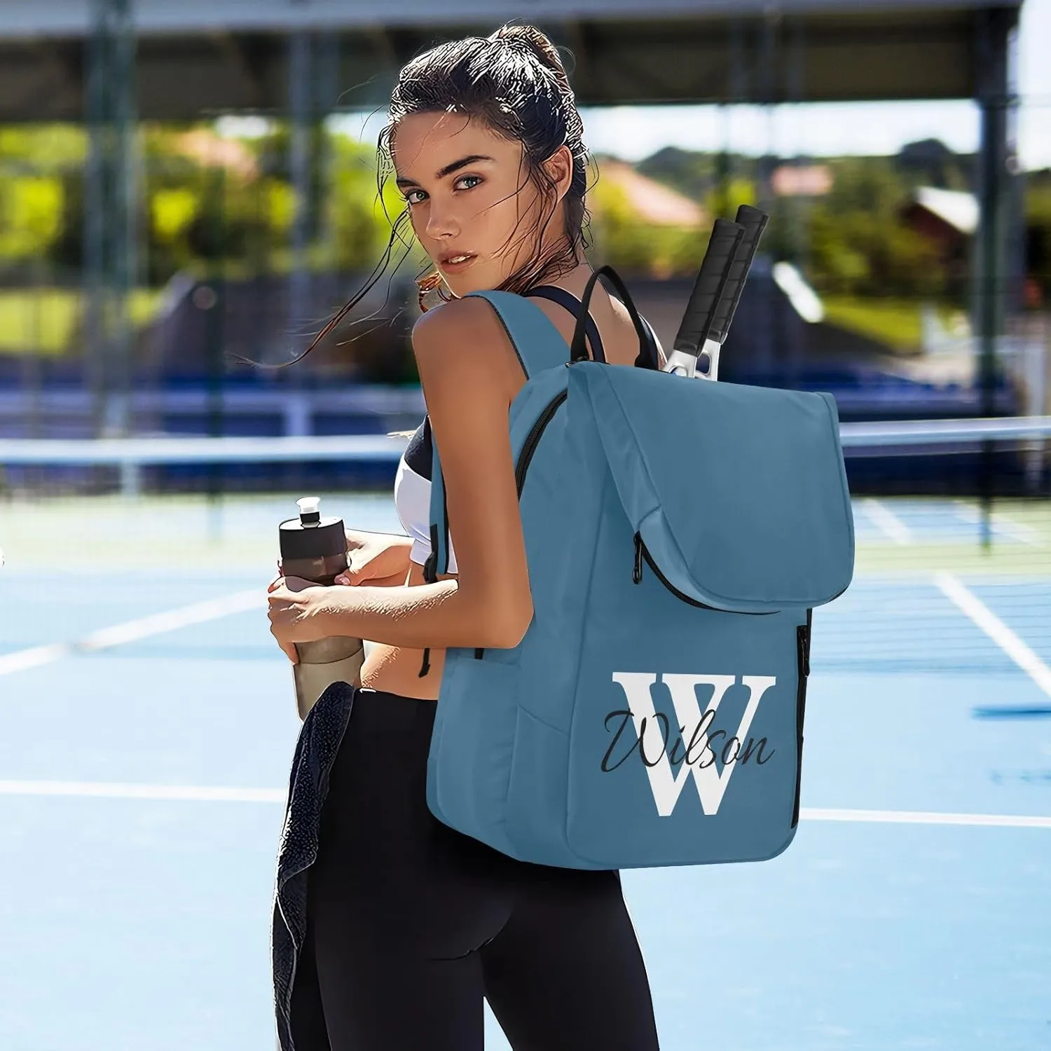 Joko Ivery Custom Tennis Bag Backpack Tennis Racket Bag Pickleball Bag Backpack Fits Badminton Paddles Sport Accessories