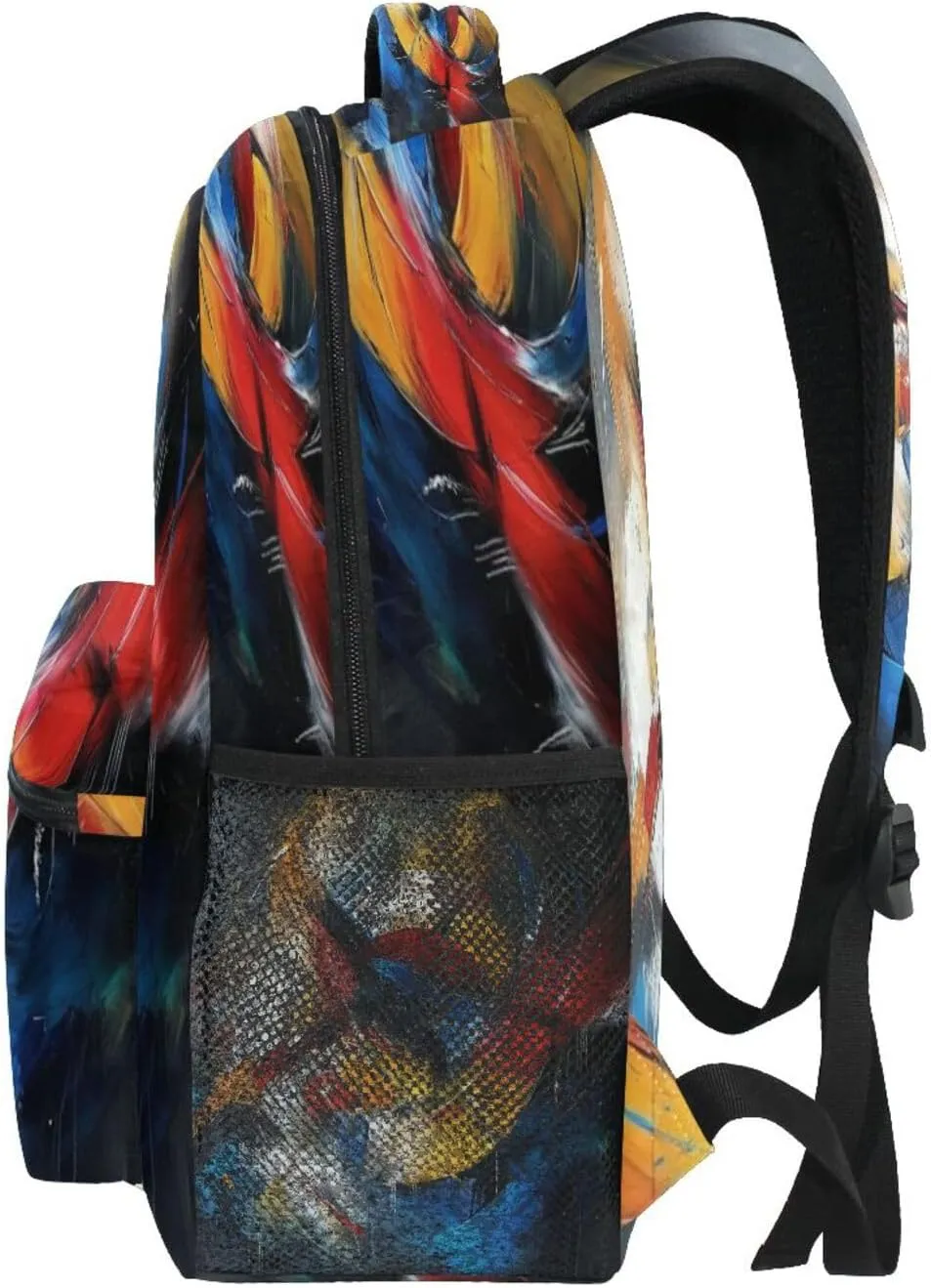 JSTEL Kid Graffiti Art Backpack,Elementary School Backpack Graffiti Art Kid Bookbag for Boy Girl Ages 5 to 13,03