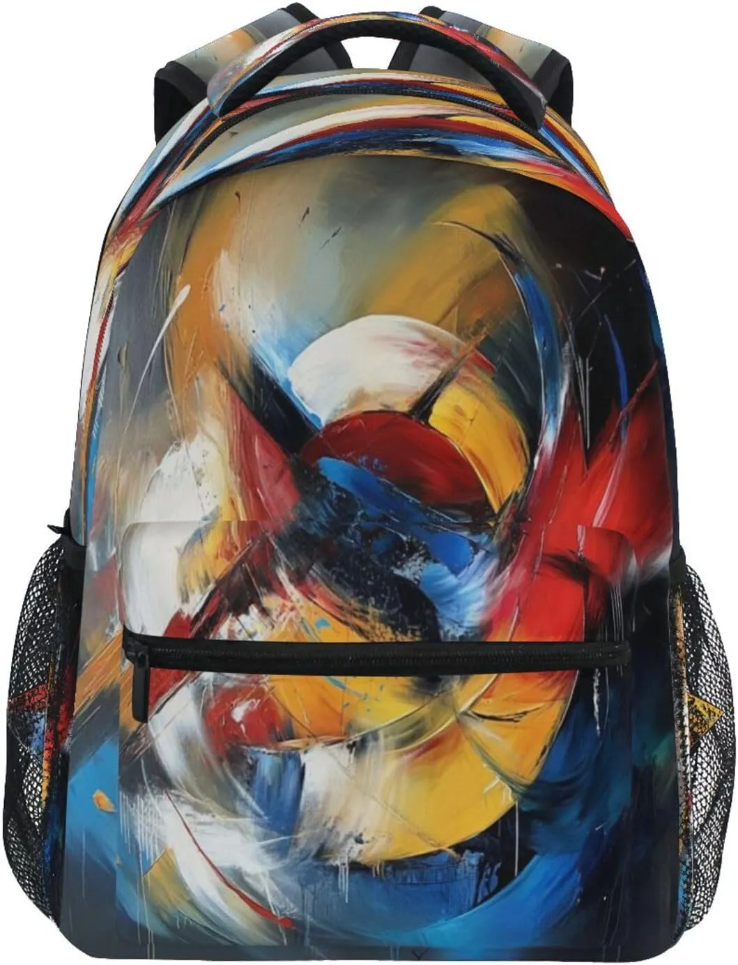 JSTEL Kid Graffiti Art Backpack,Elementary School Backpack Graffiti Art Kid Bookbag for Boy Girl Ages 5 to 13,03