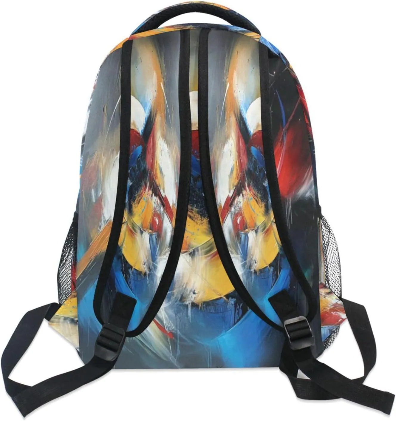 JSTEL Kid Graffiti Art Backpack,Elementary School Backpack Graffiti Art Kid Bookbag for Boy Girl Ages 5 to 13,03