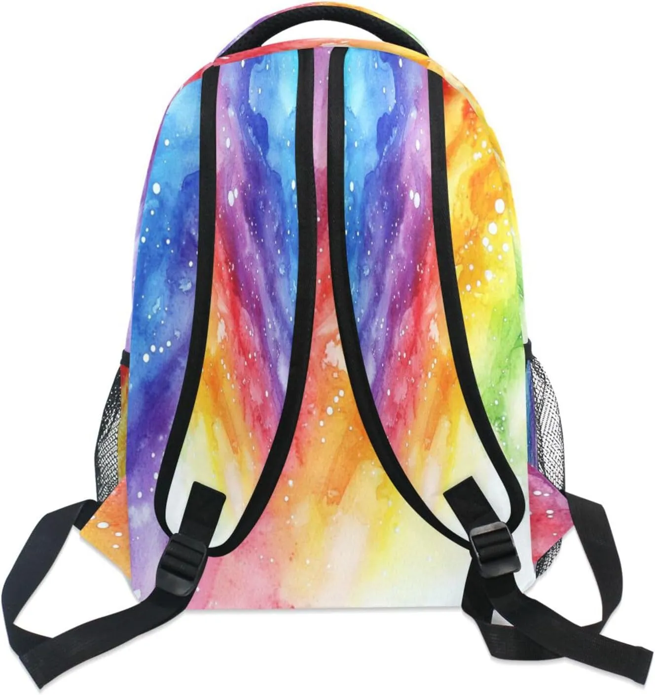 JSTEL Kid Rainbow Backpack,Elementary School Backpack Rainbow Kid Bookbag for Boy Girl Ages 5 to 13,01