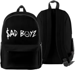 Junior H Sad Boyz Backpack Casual Daypack Travel Bag (Black)