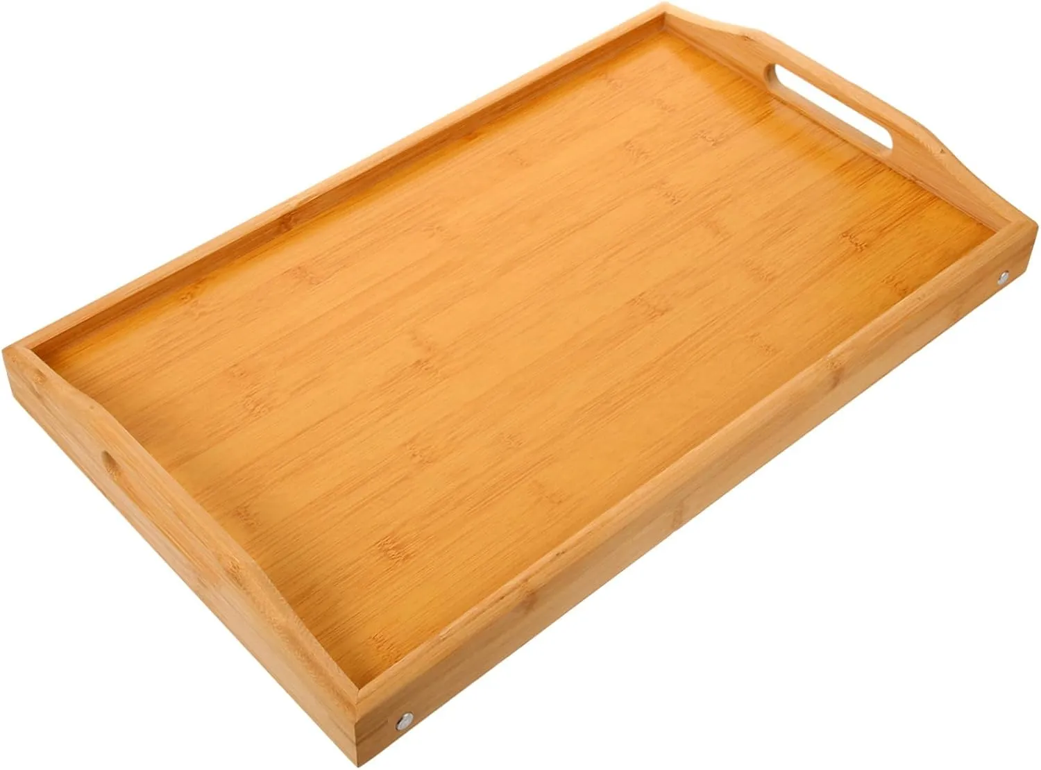 KICHOUSE Portable Folding Table for Outdoor Activities Compact Wooden Bed Desk Space Saving Home Accessory for Camping Beach and Use Strong Load Bearing Capacity
