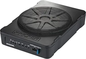 Kicker 46HS10 Hideaway Compact Powered Subwoofer, 10-Inch