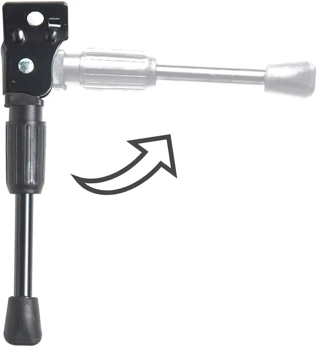 Kids Bike Kickstand Fits 12 14 16 18 20 Inch Bicycles, Aluminum Alloy Kickstand for Kids Bike with Anti-Slip Pad, Universal Fit for Mountain Road Bikes