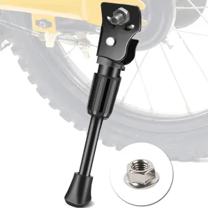 Kids Bike Kickstand Fits 12 14 16 18 20 Inch Bicycles, Aluminum Alloy Kickstand for Kids Bike with Anti-Slip Pad, Universal Fit for Mountain Road Bikes