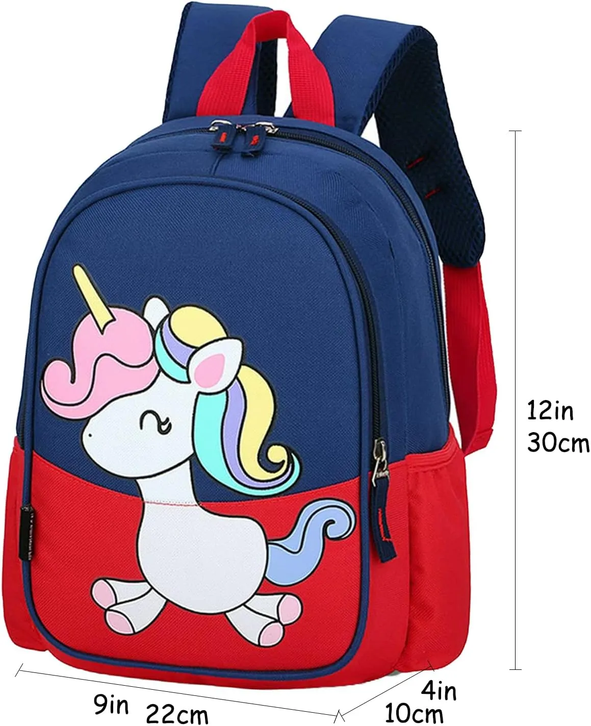 Kids Toddler Preschool Travel Backpack Cool Cute Cartoon Daypack (Little Red Unicorn)