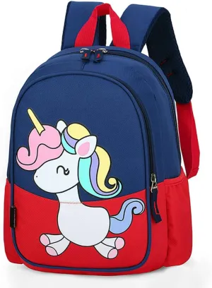 Kids Toddler Preschool Travel Backpack Cool Cute Cartoon Daypack (Little Red Unicorn)