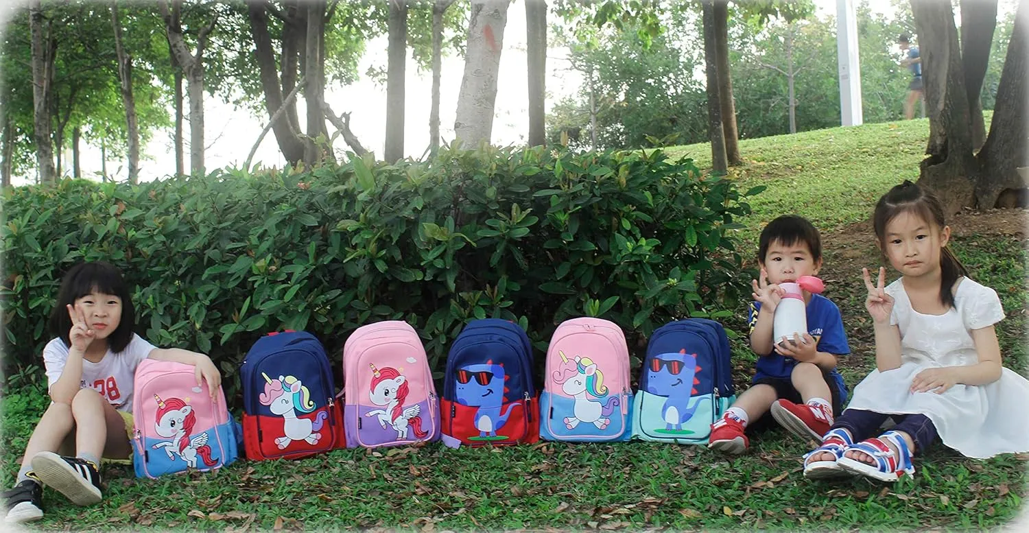 Kids Toddler Preschool Travel Backpack Cool Cute Cartoon Daypack (Little Red Unicorn)