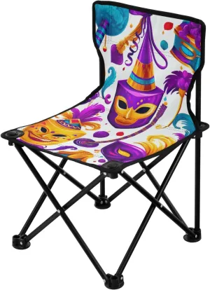Kigai Folding Camping Chair Heavy Duty Chair Ultralight Compact Portable Beach Chair for Outdoor Camp, Hiking, Travel, Beach, Sporting Event and Picnic, Mardi Gras