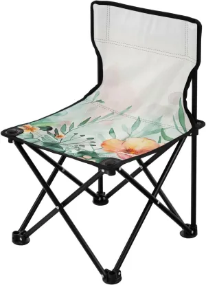Kigai Folding Camping Chair Heavy Duty Chair Ultralight Compact Portable Beach Chair for Outdoor Camp, Hiking, Travel, Beach, Sporting Event and Picnic, Spring Flowers