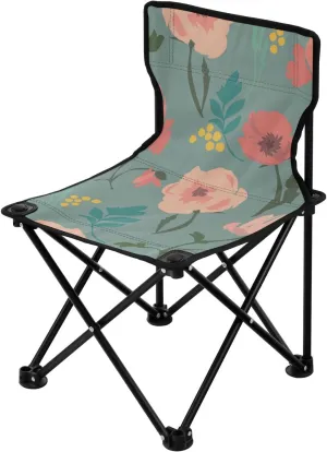 Kigai Folding Camping Chair Heavy Duty Chair Ultralight Compact Portable Beach Chair for Outdoor Camp, Hiking, Travel, Beach, Sporting Event and Picnic, Vintage Flower