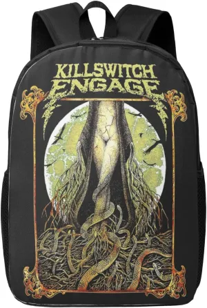 Killswitch Music Engage Music Backpacks Simple Backpack Leisure Bag Daypack for Men and Women