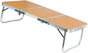 Kisangel 1 Set Portable Folding Table for Outdoor Camping Lightweight Compact Design for BBQ Picnics Hiking and Setup Storage