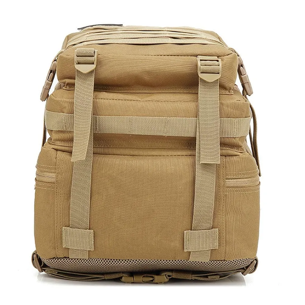 Large 45L Military Tactical Army 3-Day Assault Backpack with Multiple Compartments