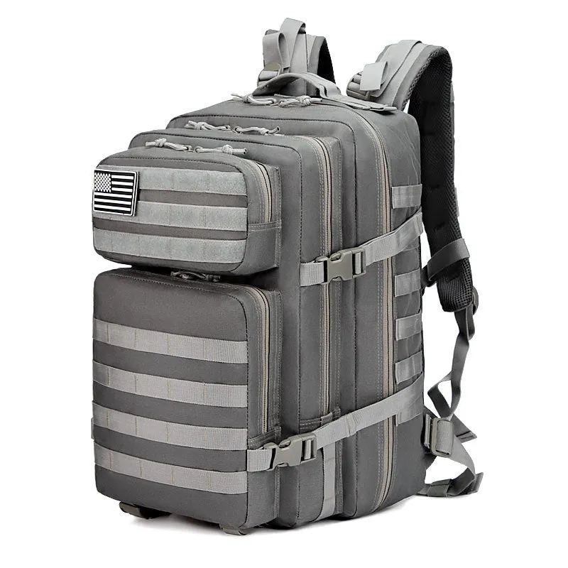 Large 45L Military Tactical Army 3-Day Assault Backpack with Multiple Compartments
