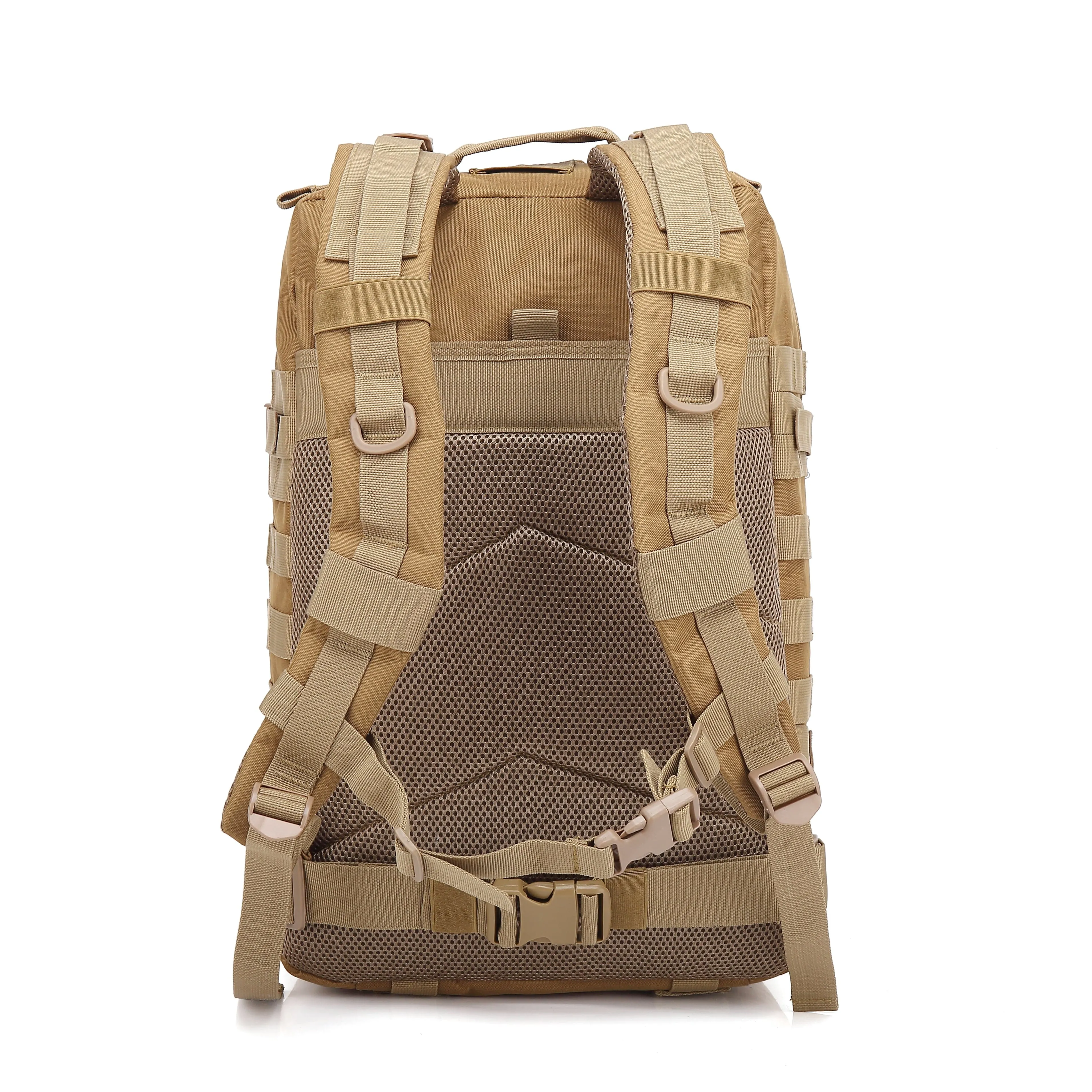 Large 45L Military Tactical Army 3-Day Assault Backpack with Multiple Compartments