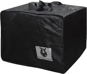 Large Patio Furniture Seat Cushions Storage Bag 420D Heavy Duty Waterproof Outdoor Cushion Cover Carrying Bag Square with Zipper, 32 x32 x24IN, Black